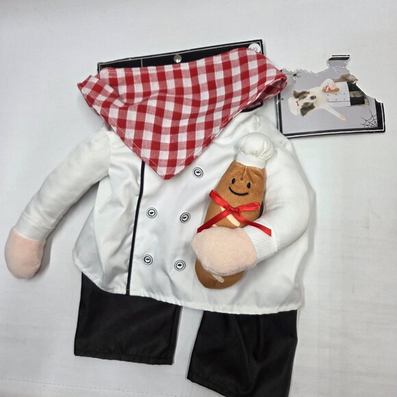 Martha Stewart Pets Large Dog Breed Chef Costume No Hat With Tags - Picture 6 of 13